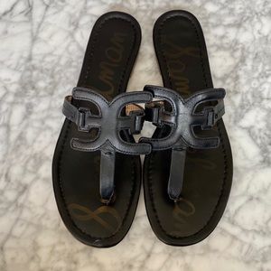 SAM EDELMAN Leather Flip Flops
